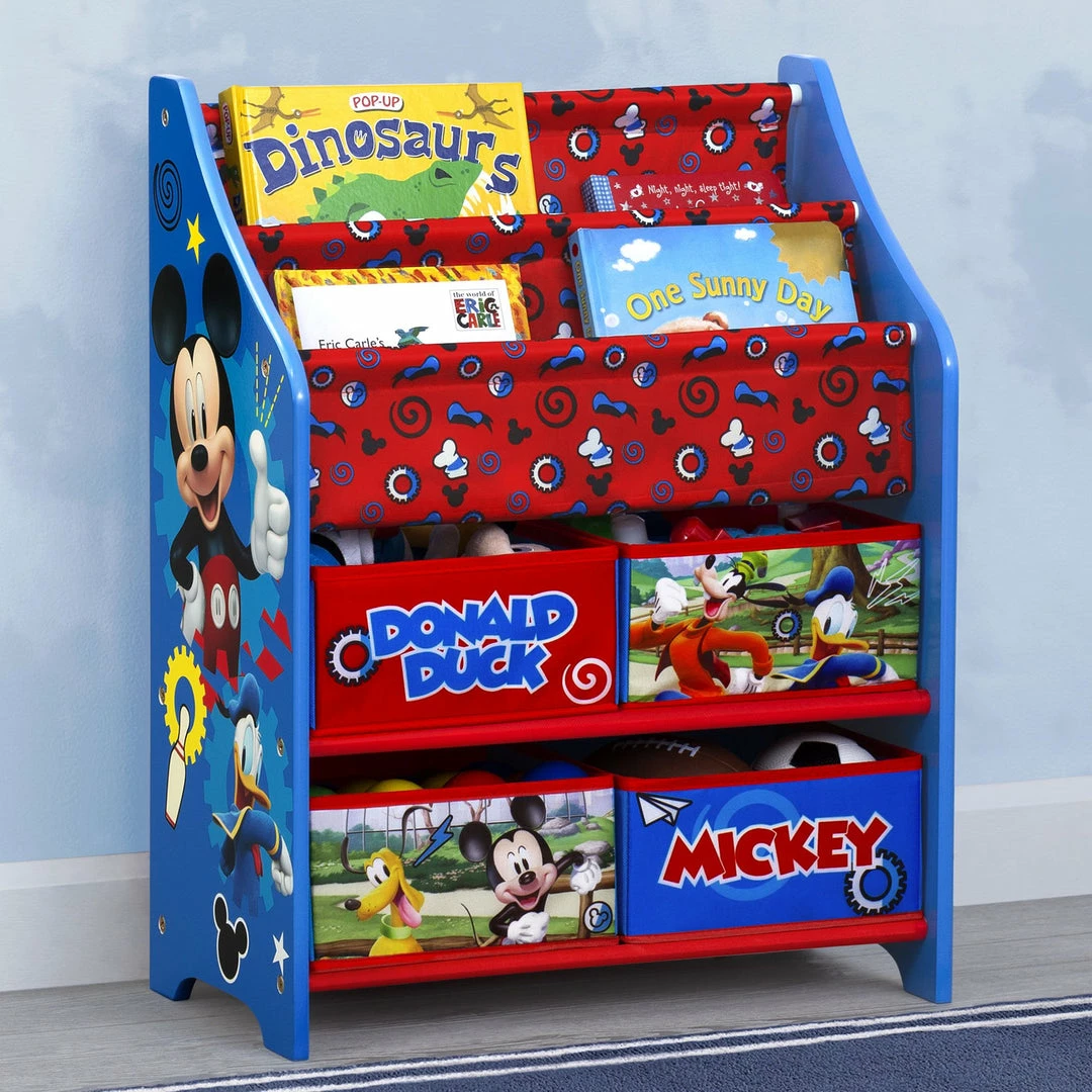 Delta Children Storage Mickey Mouse Toy And Book Organizer 3 Delta Children Storage Mickey Mouse Toy And Book Organizer
