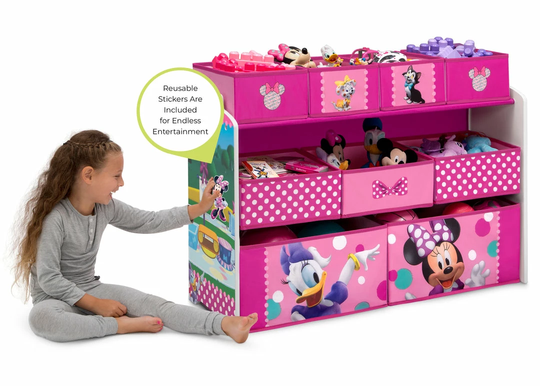 Delta Children Storage Minnie Mouse Deluxe 9 Bin Design And Store Toy Organizer 7 Delta Children Storage Minnie Mouse Deluxe 9 Bin Design And Store Toy Organizer