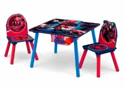 Delta Children Spider-Man Table And Chair Set With Storage