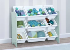 Delta Children MySize 9 Bin Plastic Toy Organizer
