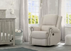 Delta Children Dylan Nursery Recliner Glider Swivel Chair