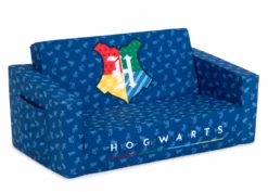 Delta Children Harry Potter Cozee Flip-Out Sofa - 2-in-1 Convertible Sofa To Lounger For Kids Kids’ Chairs