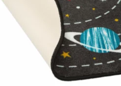 Delta Children Rugs Outer Space Round Area Rug For Kids, 39-Inch
