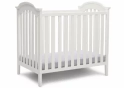 Delta Children Farmhouse Mini Baby Crib With 2.75-inch Mattress Baby Cribs