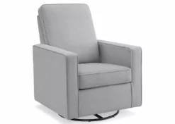 Delta Children Skye Nursery Glider Swivel Chair With LiveSmart Fabric