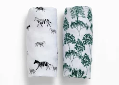 Delta Children What's New Modern Safari Fitted Crib Sheets - 2 Pack