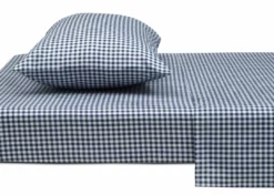 Delta Children Navy Gingham 3-Piece Twin Sheet Set 11 Delta Children Navy Gingham 3-Piece Twin Sheet Set