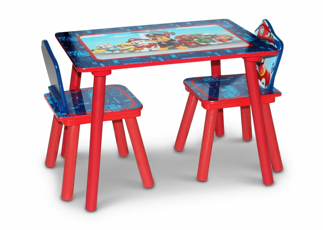 Delta Children Nick Jr. PAW Patrol 4-Piece Playroom Solution – Set Includes Table And 2 Chairs And 6-Bin Toy Organizer 6 Delta Children Nick Jr. PAW Patrol 4-Piece Playroom Solution – Set Includes Table And 2 Chairs And 6-Bin Toy Organizer