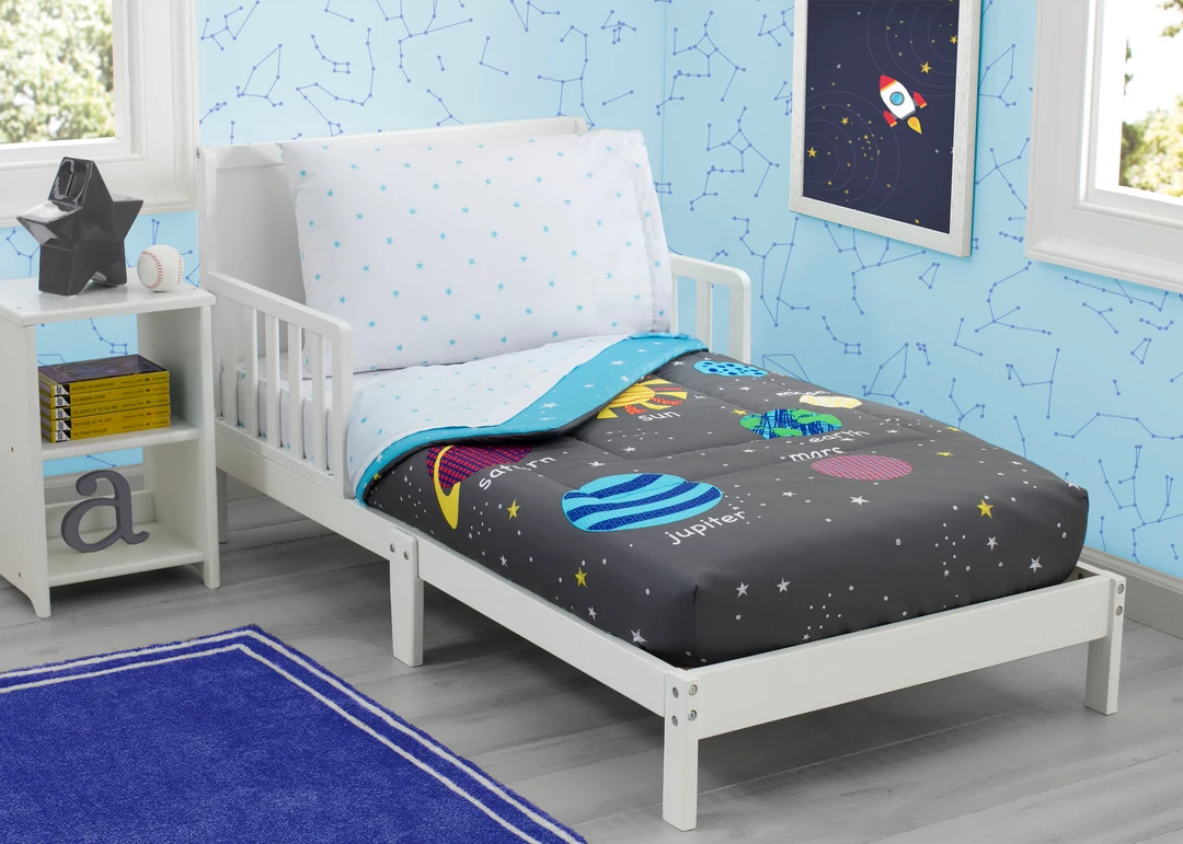 Delta Children Boys 4-Piece Toddler Bedding Set Sheets & Mattress Covers 3 Delta Children Boys 4-Piece Toddler Bedding Set Sheets & Mattress Covers