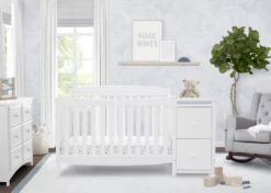 Delta Children Baby Cribs Mason Convertible 6-in-1 Crib And Changer