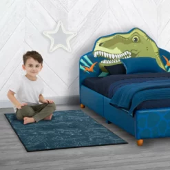 Delta Children Dinosaur Rectangle Area Rug For Kids, 39-Inch X 59-Inch Rugs
