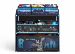 Delta Children Batman 6 Bin Design And Store Toy Organizer Storage