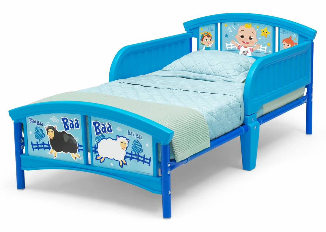 Delta Children CoComelon Plastic Toddler Bed 5 Delta Children CoComelon Plastic Toddler Bed