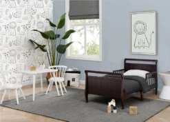 Delta Children Wood Sleigh Toddler Bed Toddler Beds