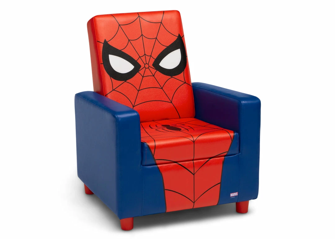 Delta Children Spider-Man High Back Upholstered Chair 6 Delta Children Spider-Man High Back Upholstered Chair