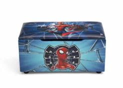 Delta Children Spider-Man Upholstered Storage Bench For Kids