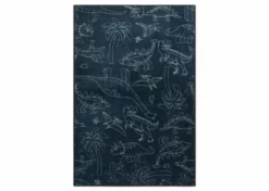 Delta Children Dinosaur Rectangle Area Rug For Kids, 39-Inch X 59-Inch Rugs