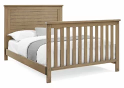 Simmons Kids Caden 6-in-1 Convertible Crib With Trundle Drawer Baby Cribs