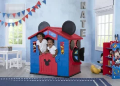 Delta Children Toys & Play Mickey Mouse Plastic Indoor/Outdoor Playhouse With Easy Assembly