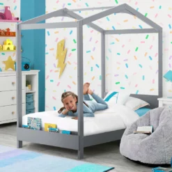 Delta Children Poppy House Twin Bed Twin Beds & Headboards
