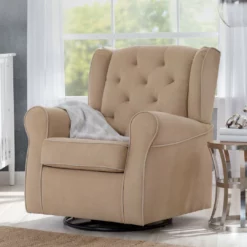 Delta Children Emerson Nursery Glider Swivel Rocker Chair Gliders & Rocking Chairs