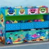 Delta Children Storage Baby Shark Deluxe 9 Bin Design And Store Toy Organizer