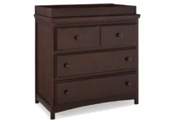 Delta Children Emerson 3 Drawer Dresser With Changing Top Dressers & Changing Tables