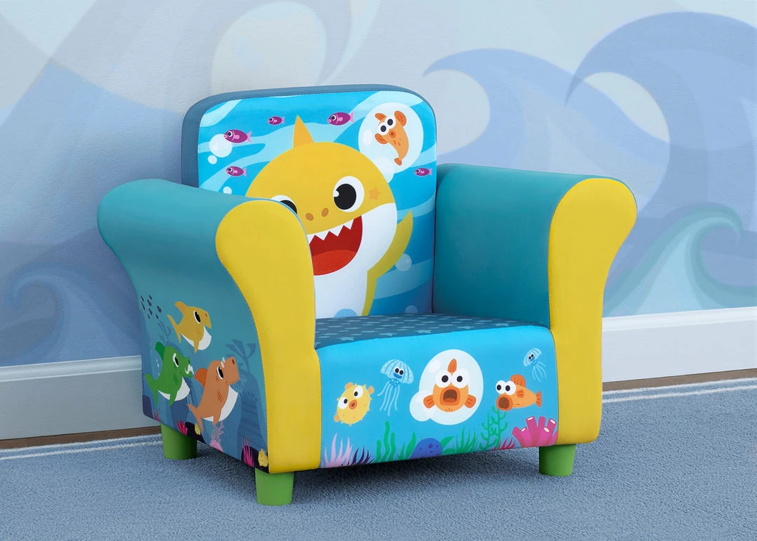 Delta Children Kids’ Chairs Baby Shark Upholstered Chair 3 Delta Children Kids’ Chairs Baby Shark Upholstered Chair