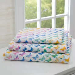 Delta Children Butterflies 3-Piece Twin Sheet Set