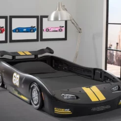 Delta Children Twin Beds & Headboards Turbo Race Car Twin Bed