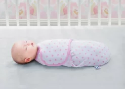 Delta Children Sale Little Lambs Adjustable Swaddle Wrap - Size Small/Medium, Fits Babies 0-3 Months/7-14 Lbs., 3-Pack