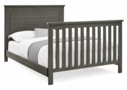 Simmons Kids Caden 6-in-1 Convertible Crib With Trundle Drawer Baby Cribs