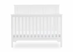 Delta Children Sweet Beginnings Sage Flat Top 6-in-1 Convertible Crib
