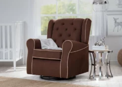 Delta Children Emerson Nursery Glider Swivel Rocker Chair Gliders & Rocking Chairs