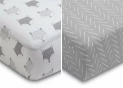Delta Children Indie Fox Fitted Crib Sheets - 2 Pack