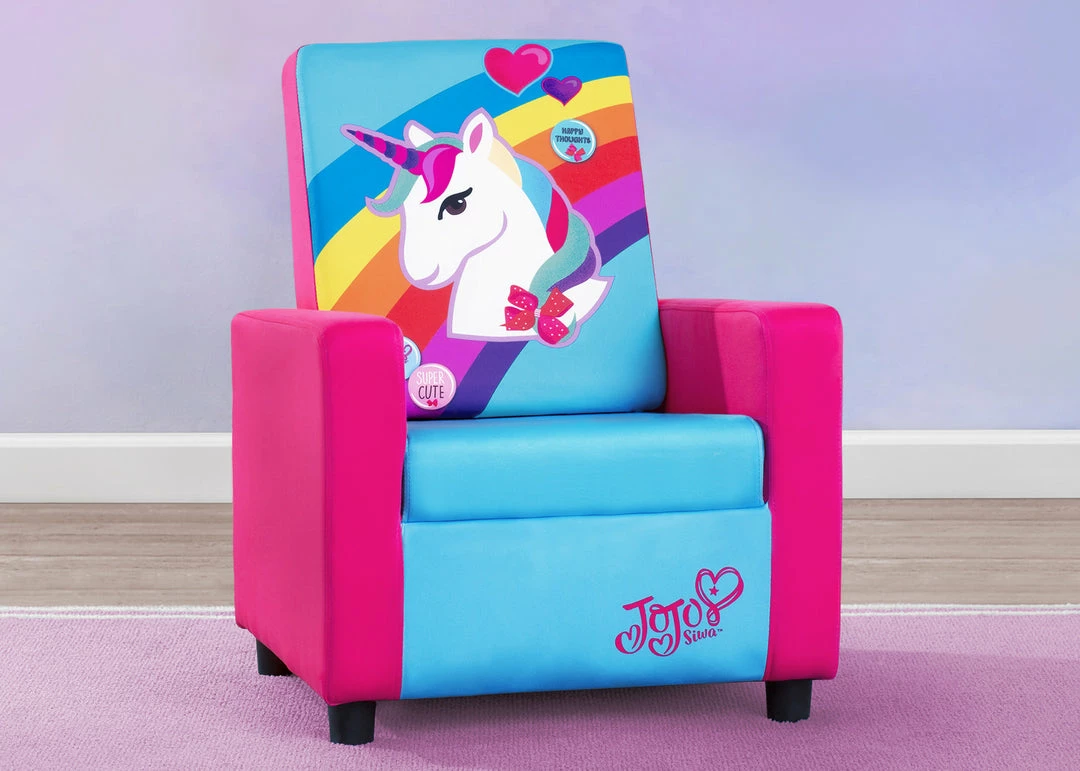 Delta Children JoJo Siwa High Back Upholstered Chair 3 Delta Children JoJo Siwa High Back Upholstered Chair