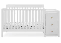 Delta Children Baby Cribs Flynn 5-in-1 Convertible Crib And Changer