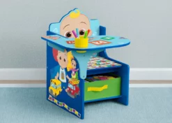 Delta Children Activity Desks CoComelon Chair Desk With Storage Bin