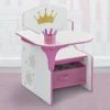 Delta Children Princess Crown Chair Desk With Storage Bin Activity Desks 1 Delta Children Princess Crown Chair Desk With Storage Bin Activity Desks