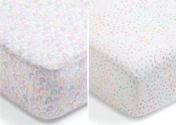 Delta Children Rainbow Confetti Fitted Crib Sheets - 2 Pack What's New 13 Delta Children Rainbow Confetti Fitted Crib Sheets - 2 Pack What's New