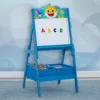 Delta Children Baby Shark Wooden Activity Easel With Storage