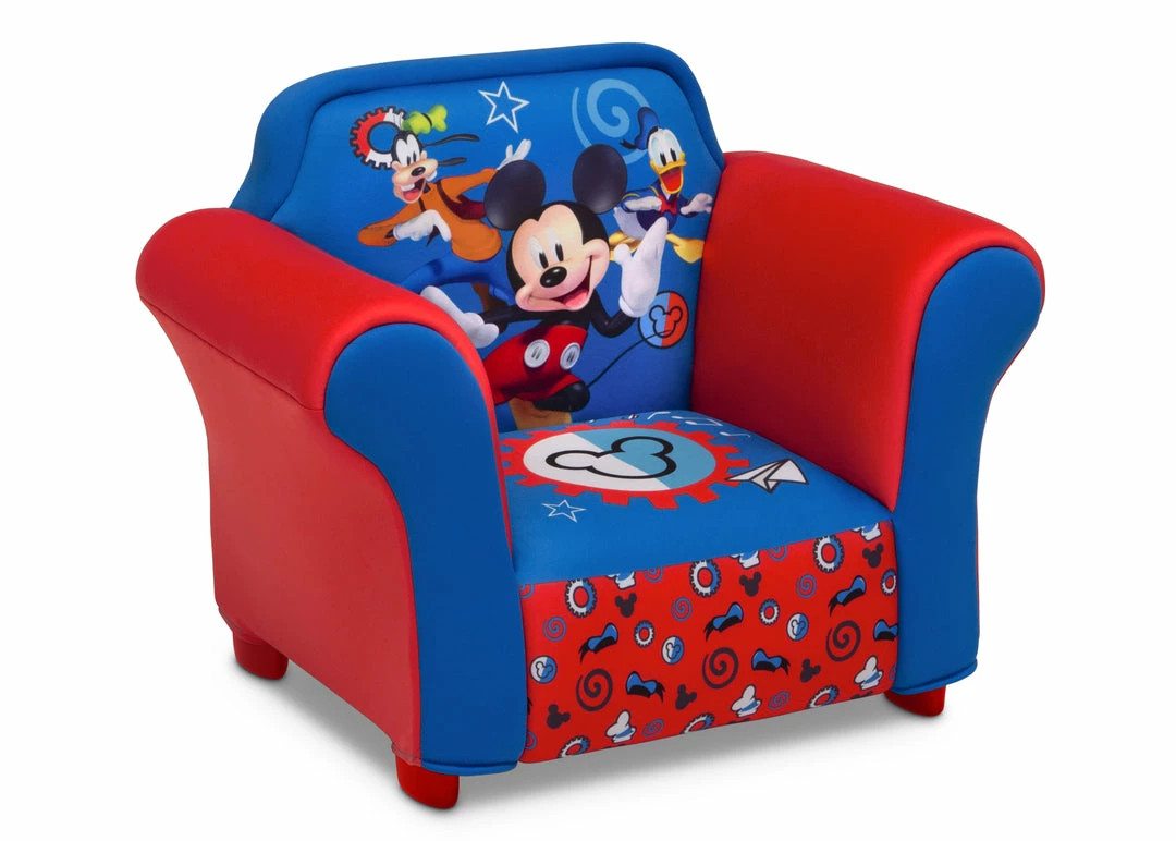 Delta Children Mickey Mouse Kids Upholstered Chair With Sculpted Plastic Frame Kids’ Chairs 5 Delta Children Mickey Mouse Kids Upholstered Chair With Sculpted Plastic Frame Kids’ Chairs