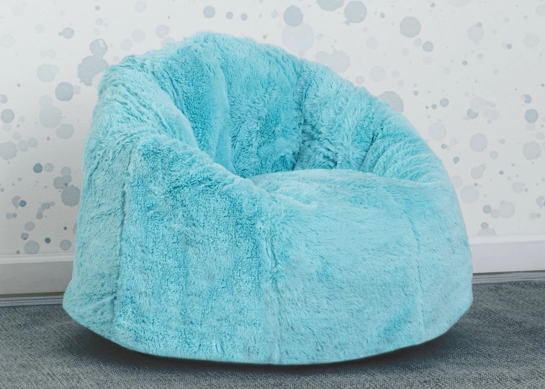 Delta Children Sale Cozee Fluffy Chair, Kid Size (For Kids Up To 10 Years Old)