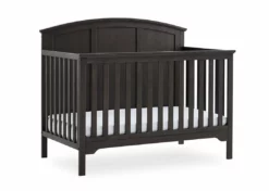 Delta Children Sweet Beginnings Sage Curve Top 6-in-1 Convertible Crib
