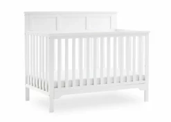 Delta Children Baby Cribs Sweet Beginnings Hart Flat Top 6-in-1 Convertible Crib
