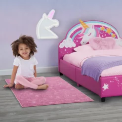 Delta Children Unicorn Rectangle Area Rug For Kids, 39-Inch X 59-Inch Rugs