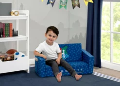 Delta Children Harry Potter Cozee Flip-Out Sofa - 2-in-1 Convertible Sofa To Lounger For Kids Kids’ Chairs