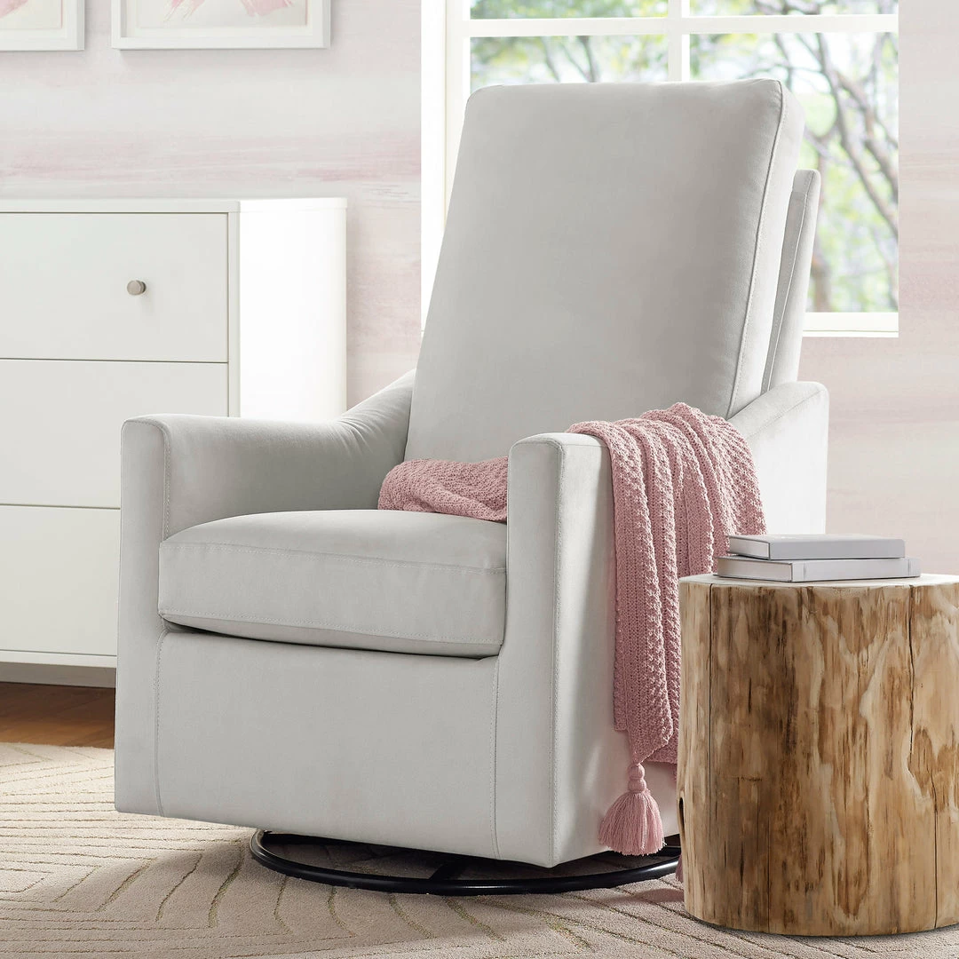 Delta Children Gliders & Rocking Chairs Andie Nursery Glider Swivel Chair With LiveSmart Fabric 7 Delta Children Gliders & Rocking Chairs Andie Nursery Glider Swivel Chair With LiveSmart Fabric