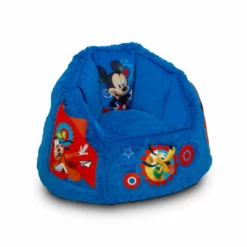Delta Children Mickey Mouse Cozee Fluffy Chair, Toddler Size (for Kids Up To 6 Years Old) Kids’ Chairs