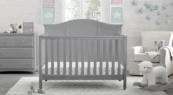 Delta Children Baby Cribs Madrid 4-in-1 Convertible Crib